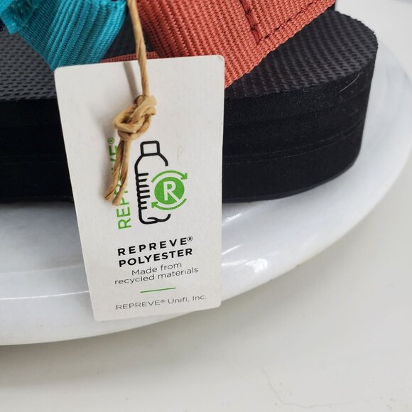 NWT Teva Women's Midform Universal Bright Retro Multicolor Strappy Sandals 10 - Picture 8 of 10